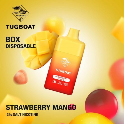 Tugboat Box Strawberry Mango 6000 puffs