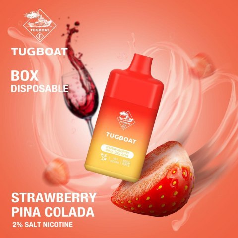 Tugboat Box Strawberry Pina Colada 6000 puffs