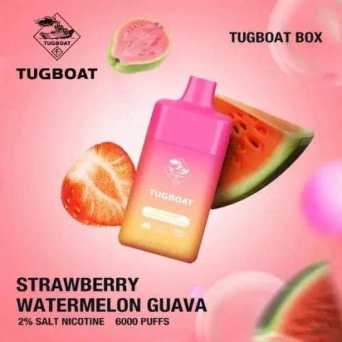Tugboat Box Strawberry Watermelon Guava 6000 puffs