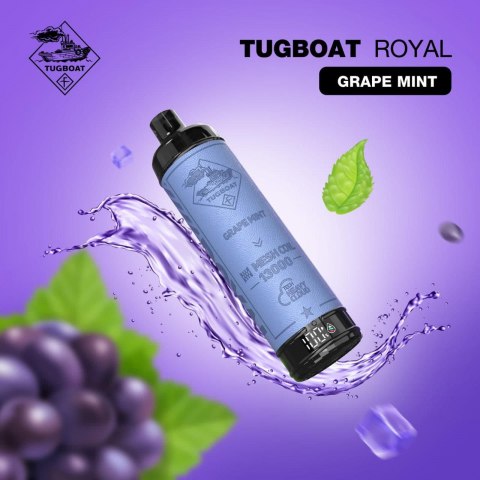 Tugboat Royal Grape Mint 13000 Puffs Disposable Vape