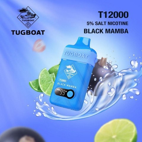 Tugboat T12000 Black Mamba Disposable Vape