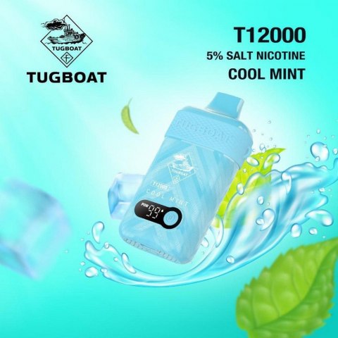 Tugboat T12000 Cool Mint Disposable Vape