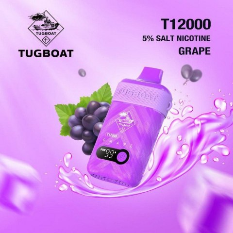 Tugboat T12000 Grape Disposable Vape