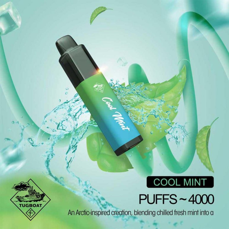 Tugboat Mega Flow Cool Mint Disposable Vape