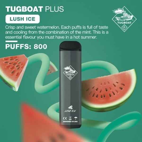 Tugboat Plus Lush Ice Disposable Vape