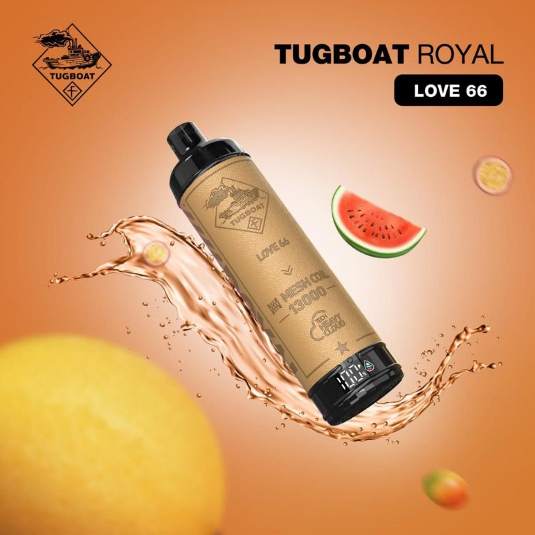 Tugboat Royal Love 66 Dtl 13000 Puffs Disposable Vape