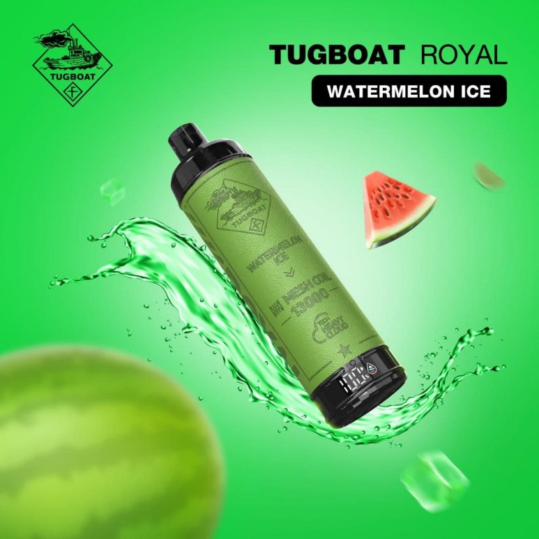 Tugboat Royal Watermelon Ice 13000 Puffs Disposable Vape
