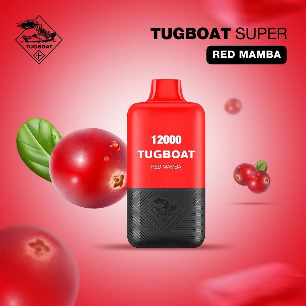 Buy Tugboat Super Red Mamba Disposable Vape from AED45 with Delivery ...